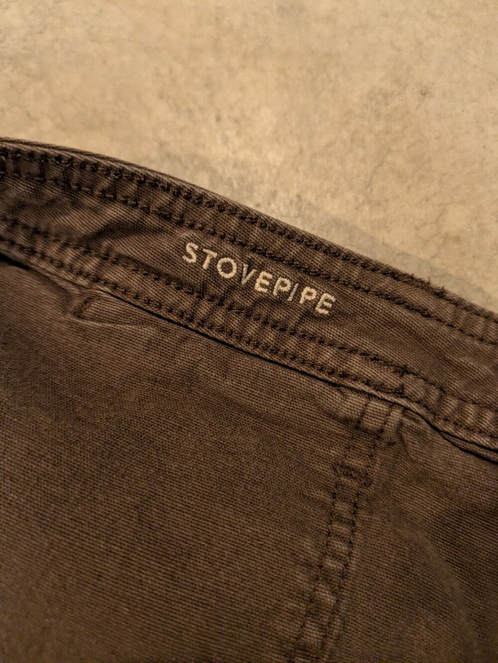 American Eagle Stove Pipe Pants Women's 20 Brown - Picture 2 of 8